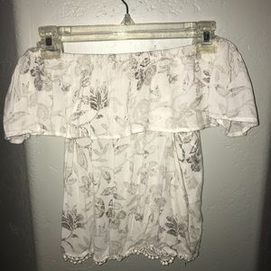 off the shoulder Aeropostale top